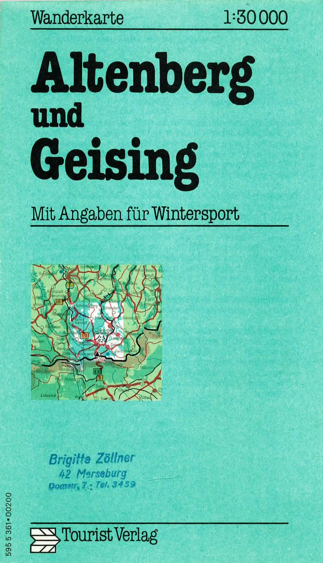 Wanderkarte Altenberg und Geising